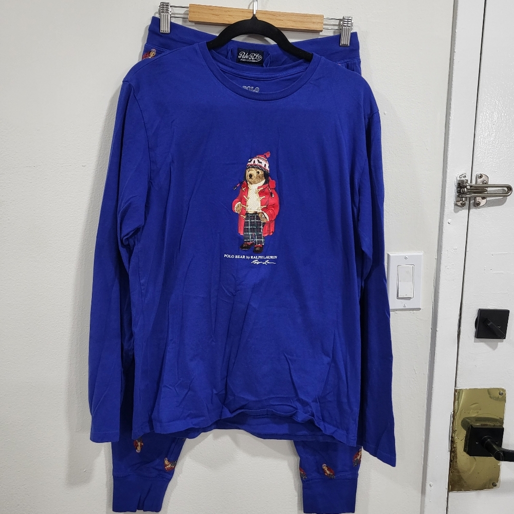 Polo Ralph Lauren Blue Pajama Set - Size M